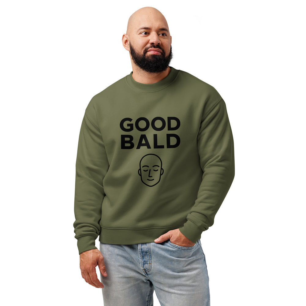 Good Bald sweatshirt, cypress, front