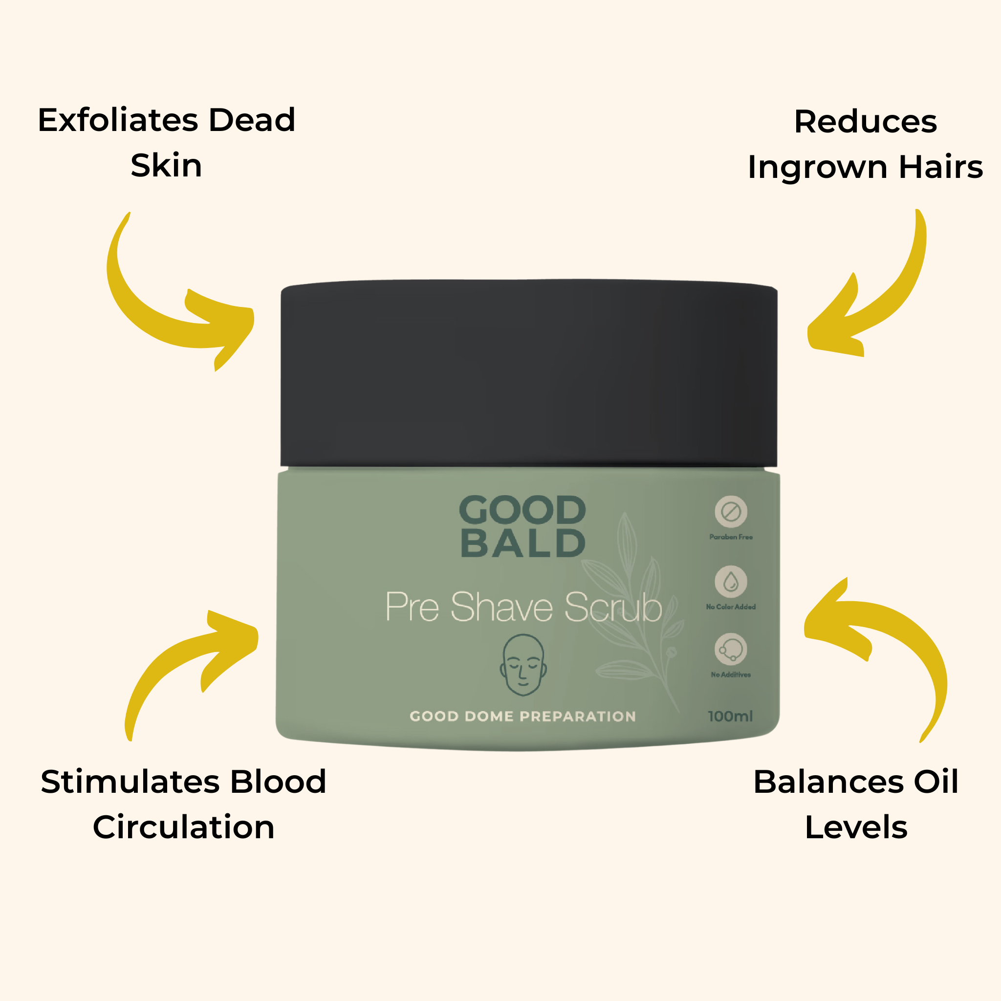 Pre-Shave Polish – Walnut & Charcoal Formula