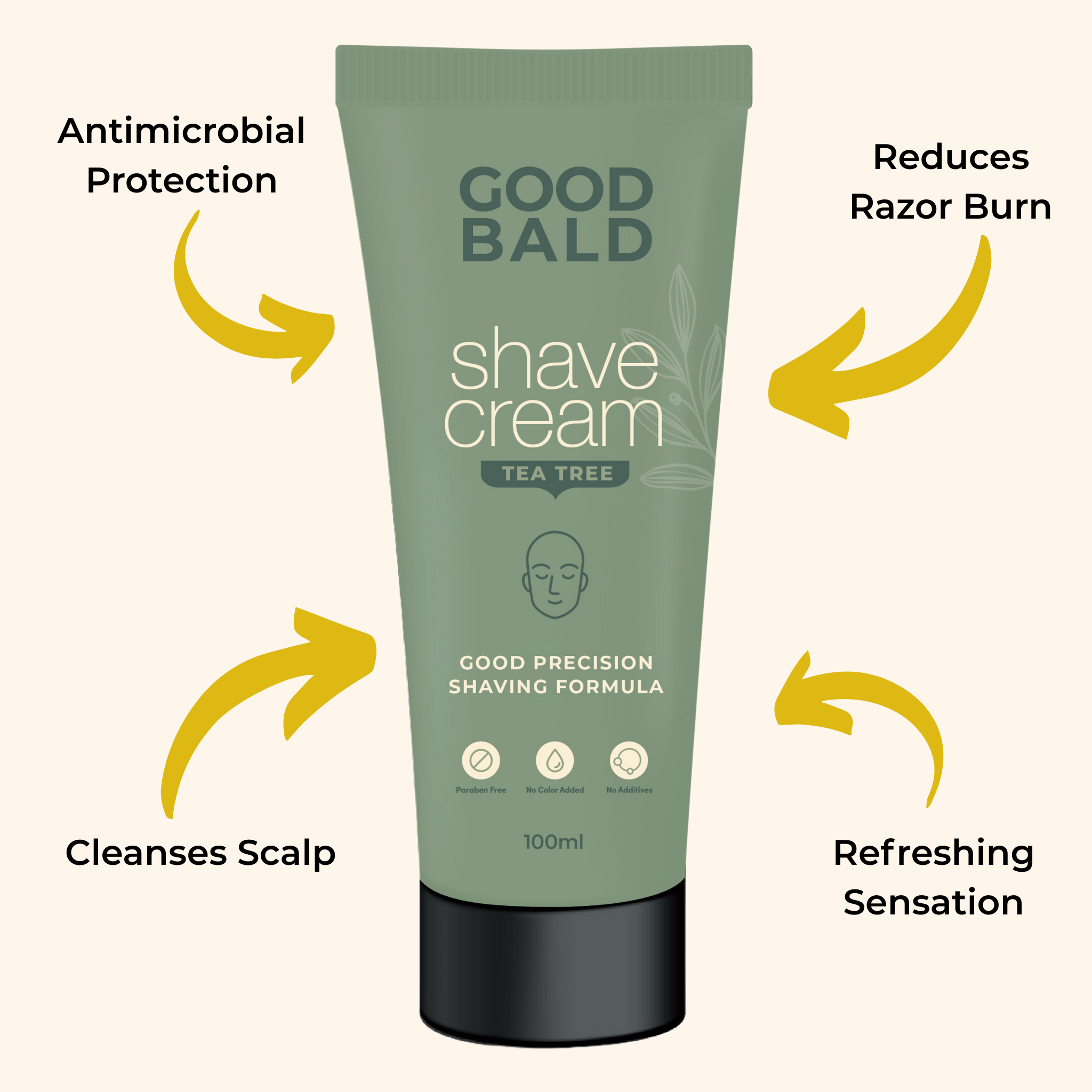 Clarity Shave Cream - Tea Tree Formula